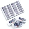M&G 24 Pack White Erasers Bulk, Pencil Erasers 4B Rubber Rectangular Eraser for Kids School Students Office, Art Erasers for Drawing (New Packaging)