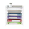 Mgorgeous 7-Tier Desktop Paper Organizer, Vertical File Rack for Offices