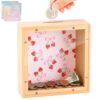 MHJY Wooden Piggy Bank for Kids Personalizable DIY Coin Bank for Girls Boys