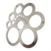 Micpointik Stainless Steel Leather Cutting Angle Ruler