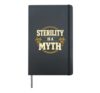 Microbiology Microbe Microbiology Student Research Lab Hardcover Journal, Black