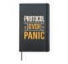 Microbiology Microbe Microbiology Student Research Lab Hardcover Journal, Black