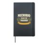 Microbiology Microbe Microbiology Student Research Lab Hardcover Journal, Black