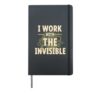 Microbiology Microbe Microbiology Student Research Lab Hardcover Journal, Black