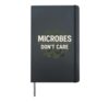 Microbiology Microbe Microbiology Student Research Lab Hardcover Journal, Black