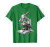 Microscope Tiny Explorer Curiosity Science Design T-Shirt, Men, Kelly Green, 3X-Large