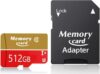 MicroXC TF Card 512GB High Speed Memory Card for Smartphones,Cameras,Dash Cams,Drones Data Storage