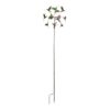 Mikikit Metal Outdoor Wind Spinner Stake for Lawn and Patio Decoration