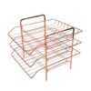 Milagetto Metal Desk File Organizer 3-Section A4 Sorter