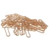 Milisten 250pcs Heat Resistant Rubber Bands for Office and Laboratory Use, Maintain Elasticity at 220°c, Sturdy Orange Rubber Bands for Securing Test Tubes and Office Documents in Outdoor