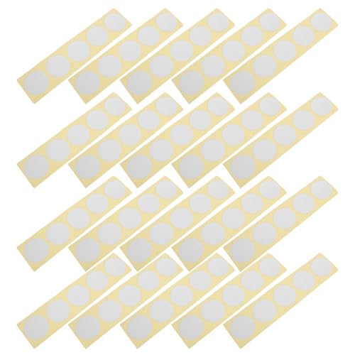 Milisten Embossing Stickers Self Adhesive Coated Paper Labels 60 Sheets Round Silver with Serrated Edge 45mm Diameter Strong Adhesion for Packaging and Awards for Business and Weddings
