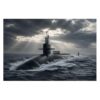 Military Submarine Wooden Jigsaw Puzzle for Adults