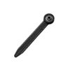 Millimeter Hole Guide for Board Drawing, Aluminum Alloy Marking Ruler with Rotating Head Compact Body Used in Workshop Layout Tasks Round Layout Marking Tool Board Drawing Ruler Woodworking Hole