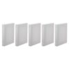 MINAOLULUS 5pcs Mini Oil Painting Canvas Frames for Artists, Wood Cloth
