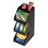 Mind Reader Coffee Tea Utensil and Condiment Station, Countertop Organizer, Coffee Bar, Kitchen, 6" L x 9" W x 16" H, Black (Pack of 6)