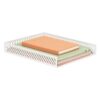 Mind Reader Metal Paper Tray, Desk Organizer for Documents and Files, Letter Size Tray, Desktop Storage, White