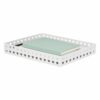 Mind Reader Paper Tray, Metal Letter Size Document Organizer with Heart Cutout Design, Desktop Paper Storage, Non-Skid Base, White
