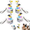 Mine Seagull Button Keychain, Rechargeable with Sound and LED Light (4pcs)