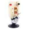 MINGLEA Physics Demonstration Electric Bell Model for Electromagnetism Teaching Aid with Clear 15M Ringing and 3-6V Voltage