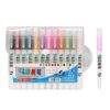 MINGLEA Wet Erase Chalk Markers for Green Board Writing, 12 Pack Assorted Color Liquid Chalk Markers for Teachers, Classrooms, T