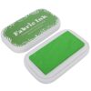 Mingzhe Sponge Ink Pad for Stamping, 10 Colors Stamp Pad for Fabric Paper Wood, Non Washable Stamp Ink DIY Crafts (BD-222 Spring Green)