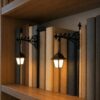 Miniature Hanging Lantern for Bookshelf Library Vibe, 1/2/3PCS Library Lantern-Decorative Bookshelf Lighting, Vintage Unique Gift for Book Lovers