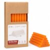 Mini Hot Glue Sticks, 24 Count, Orange, 0.28" x 5.9"