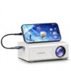 Mini LED Projector, Compact And Portable, Suitable for Outdoor And Home Use, Supports 1080P Resolution, Local 240P, Supports USB Power Supply, Mobile Cinema. A Beautiful Small Gift for Movie Ni