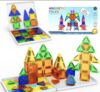 Mini Magnetic Tiles Travel Set with Tin Box, 26 Pcs