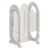 Minimalist Makeup Brush Organiser for Bathroom Countertop (White)