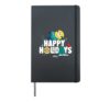 Minions Happy Holidays Hardcover Journal, Black