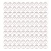 Mini Portable Cute Electroplating Rose Gold Metal Paper Clips for Office Home File Classification