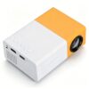 Mini Portable Projector, 1080P Full HD Video Projector Built in HiFi Speaker Compatible with HDMI, USB, Audio, TF Card, AV and Remote Control. (US Plug)