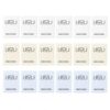 Mini Square Pencil Erasers, 18 Pack, 1 in Soft Graphite Erasers for School, Classroom, Drawing and Office Supplies
