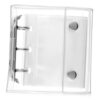 Mini Three Ring Binder Cover with 20 Pockets for A8 Notebook