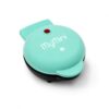 Mini Waffle Maker 4-Inch Nonstick Electric Waffle Iron, Aqua