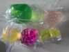 MIOVAN Fruit Squishiy 5 Pack Clear Taba Squishy Slow Rising Strawberry Apple Banana Lemon Grape Fidget Squeeze Toys, Sensory Stress Relief Set Party Favors