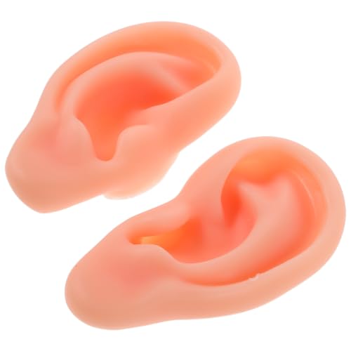 Mipcase Reusable Silicone Ear Model for Piercing Practice with Realistic Feel and Soft Flexible Material, Convenient Training Tool for Beginners Jewelry Display and Enhanced Practice