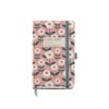 Miquelrius - 2025 Diary, Yearly Diary 90 x 140 mm, Day Page Agenda, Laminated Cardboard Cover, Spiral, Elastic Closure, Paper 80 g/m², Catalan, English and Portuguese, Bloom
