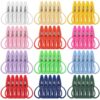 Mixweer 60 Pcs Mini Scissors for Travel Sewing Embroidery, Multicolor