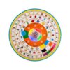 MNDZWPS Large Educational Learning Wheel, 12.83 inch, 7 Category Interactive Toy with LED Lights, 60kg Weight Capacity, 360° Rotation (Blue)