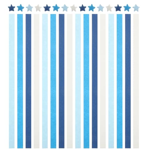 MOBUTOFU 1560pcs Origami Star Paper Strips for Folding Stars, Creative and Easy to Fold Paper Strips in Gradient Colors, for Parties and Present Wrapping, 1560 Sheets for DIY Crafts