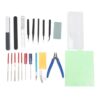 Model Basic Tools Set Trimmer Scraper Cleaning Needle Tweezers Pliers Deburring Kit for Handcraft