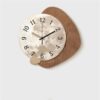 Modern Adhesive Silent Decorative Wall Clock 35Cm No Light2