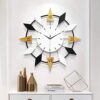 Modern Minimalist Color Square Round Wall Clock for Hotel Studio Bedroom Living Room Decor (Size : A) (A)