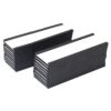 ModFurne Magnetic Label Holder 4x1.57in with C Channel for Metal Surfaces