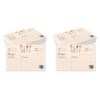 ModFurne Recipe Cards 4x6 Set of 200 Thick Blank Cards for Everyday Use