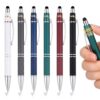 Moinchore 6 Pcs Spinner Fidget Pens, Multicolor 2-in-1 Stylus Ballpoint Pen