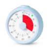 Moiubik Visual Timer for Kids 60 Minute Countdown Timer for Classroom Study Office Kitchen with Silent Operation RoundTimer (Blue)