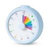 Moiubik Visual Timer for Kids 60 Minute Countdown Timer Rainbow Disk Desk Timer Clock for Classroom Study Office Kitchen with Silent Operation (Blue)